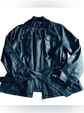 Outer Edge Black Leather Jacket size 2x